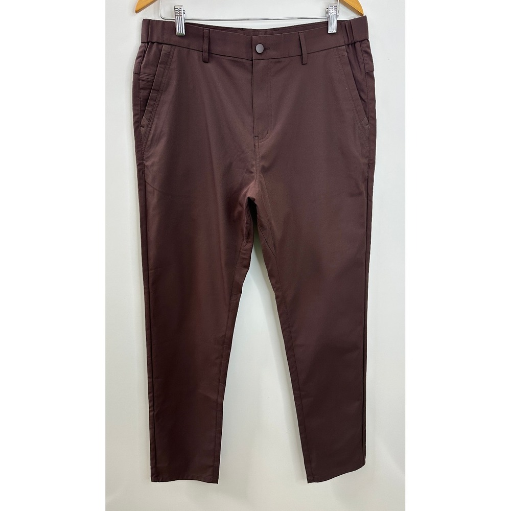 Jack Archer Jetsetter Tech Pants 34 x 32 Slim Fit Chocolate Brown Performance - Picture 11 of 12